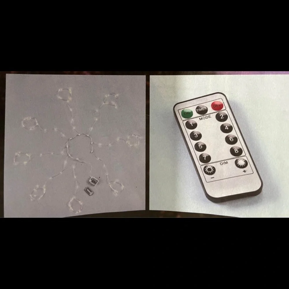 Umbrella lights with remote control. Different colors, speed and settings .